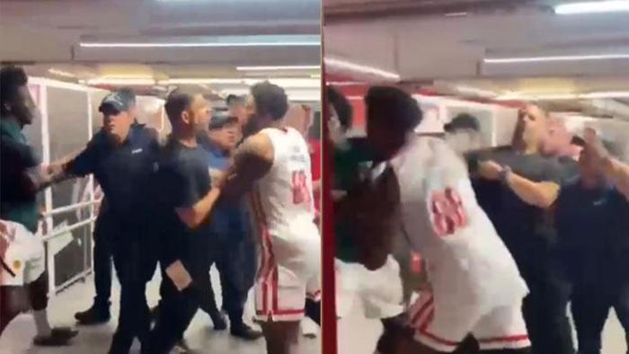 Tyrique Jones soyunma odasını bastı Ergin Atamanın yıldızına yumruklu saldırı