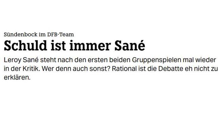 Leroy Sane Almanya tarihine geçti ama gündem bambaşka Günah keçisi, suçlu her zaman o