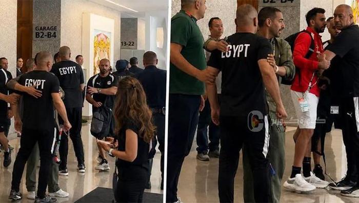 ABDden bir Dünya Kupası rezaleti daha Mısır Milli Takımı kafilesine polis şiddeti: Kafa kafaya geldiler