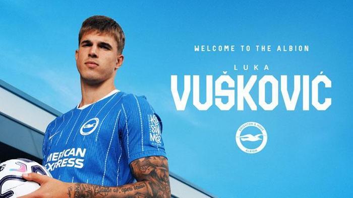 Luka Vuskovic --> Brighton