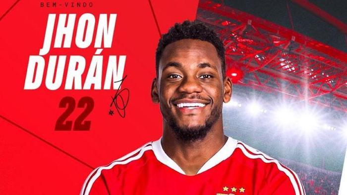 Jhon Duran ---> Benfica