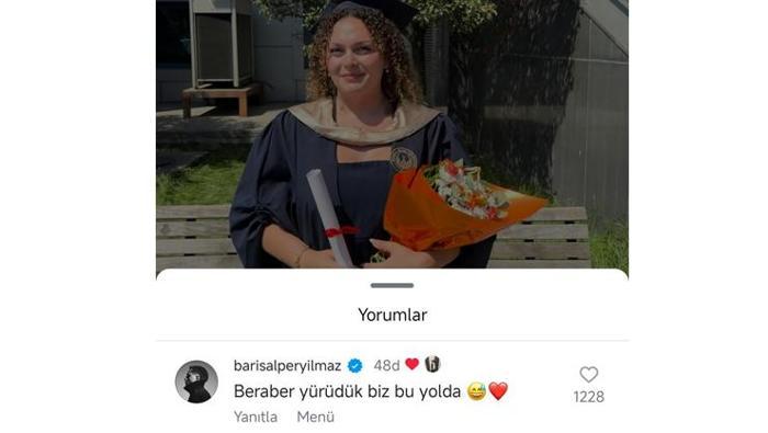 O artık mezun Barış Alper Yılmazdan olay yorum Beraber yürüdük biz bu yolda