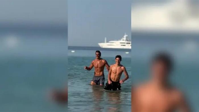 Boynuz kulağı geçer mi İbrahim ve Ömer Kutluaydan sıra dışı antrenman