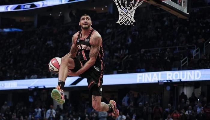 NBA All-Star'da smaç yarışmasının kazananı Obi Toppin