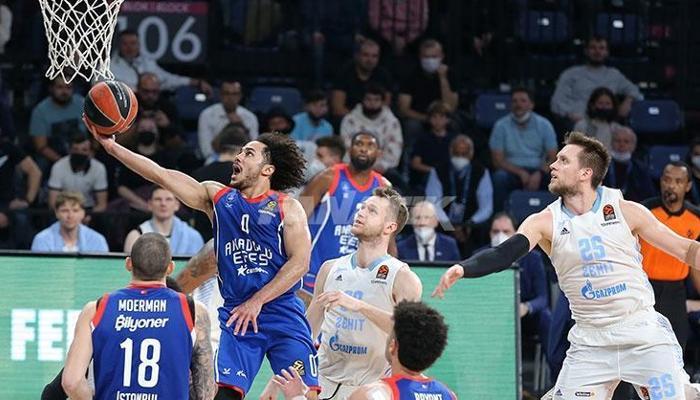 (ÖZET) Anadolu Efes-Zenit maç sonucu: 79-90