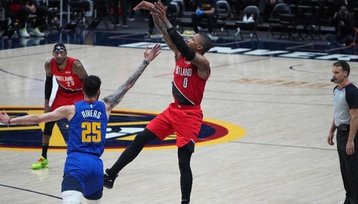 Portland'da Lillard'ın 55 sayısına rağmen kazanan Denver