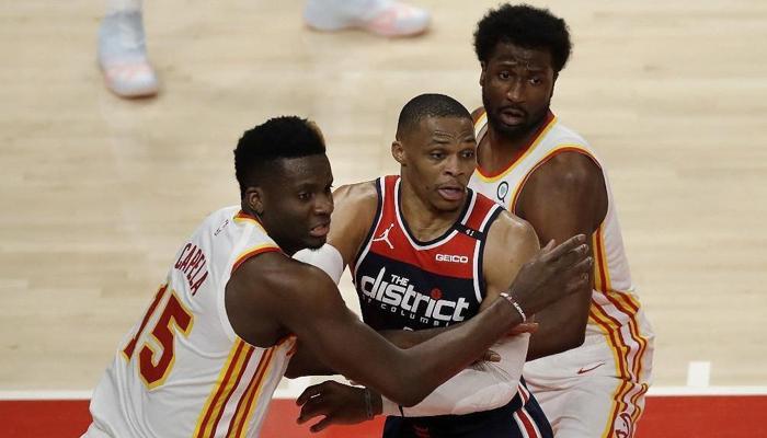 Westbrook'un gecesinde Atlanta, Washington'ı mağlup etti