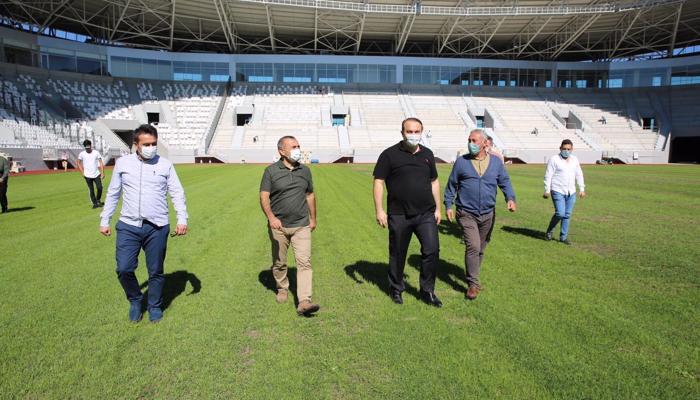 Yeni Ordu Stadı'nın koltukları takılmaya başlandı