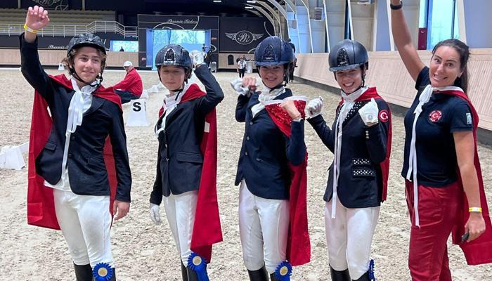 Türkiye Yıldız Milli Takımı, binicilik at terbiyesinde Balkan şampiyonu