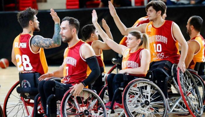 Galatasaray Tekerlekli Sandalye Basketbol Takımı durdurulamıyor