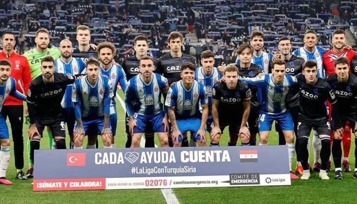 Espanyol - Real Sociedad maçından Türkiye ve Suriye'ye destek
