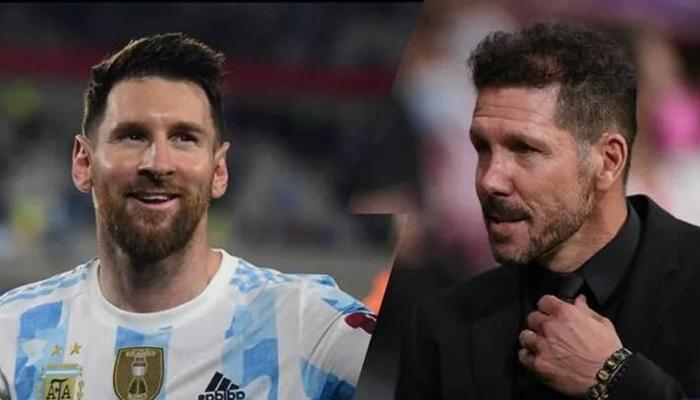 Diego Simeone, Lionel Messi sayesinde kazandı