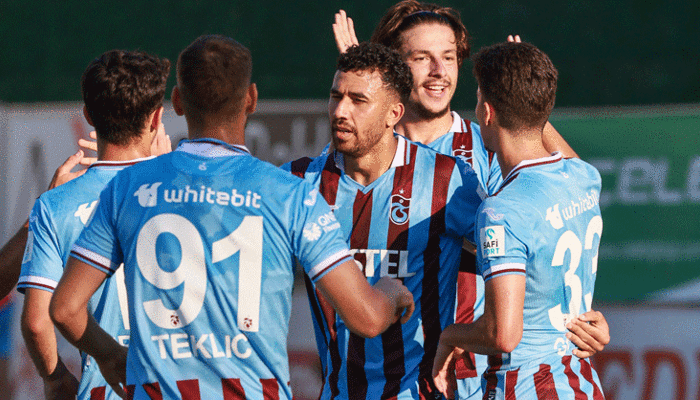 Trabzonspor rahat kazandı: 0-5