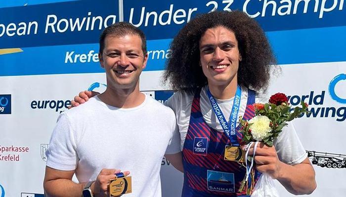 Milli kürekçi Cevdet Ege Mutlu, Avrupa şampiyonu oldu