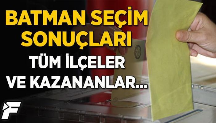 Batman Seçim Sonuçları 2024: 31 Mart 2024 Yerel Seçim Sonuçları