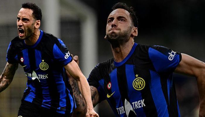 Inter'de Hakan Çalhanoğlu şov! 4 dakikada 2 gol...