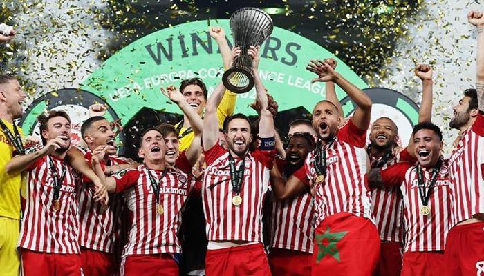 UEFA Konferans Ligi şampiyonu Olympiakos!