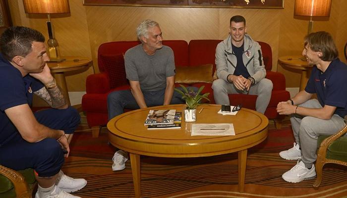 Mourinho'dan Hırvatistan Milli Takımı'na ziyaret!