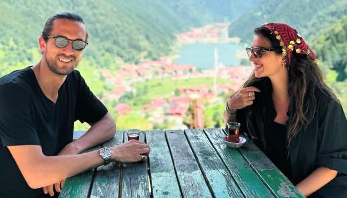 Yusuf Yazıcı ve Melisa Aslı Pamuk çifti Trabzon'da!