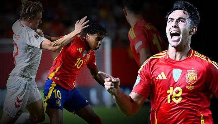 İspanya, Danimarka'yı tek golle yıktı!