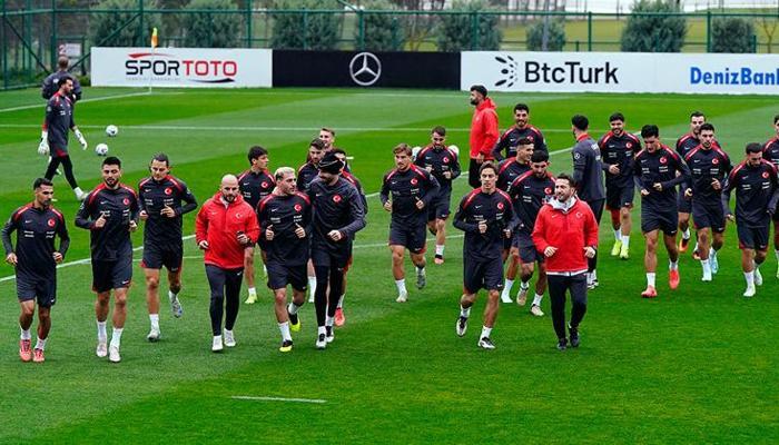 Milli Takım üç isimden yoksun çalıştı