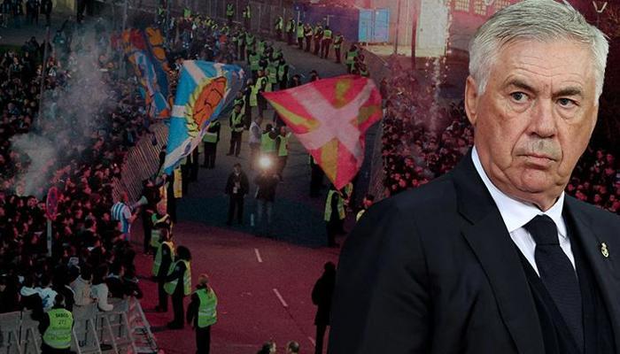 Sociedad-Real Madrid maçında oyunu durduran korkunç tezahürat!