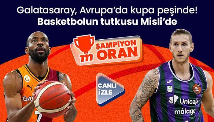 Galatasaray Avrupa’da kupa peşinde, basketbolun tutkusu Misli’de!