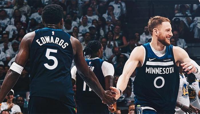 Timberwolves konferans finaline yükseldi