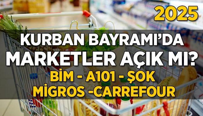 2025 Kurban Bayramı - Marketler açık mı?