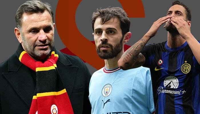 İşte Galatasaray'ın Hakan Çalhanoğlu ve Bernardo Silva planı!