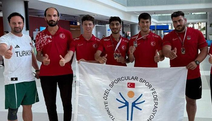 Para Atletizm Erkek Milli Takımı'ndan 4 madalya