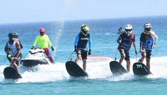 Dünya Motosurf Şampiyonası'nın ilk gün yarışları tamamlandı