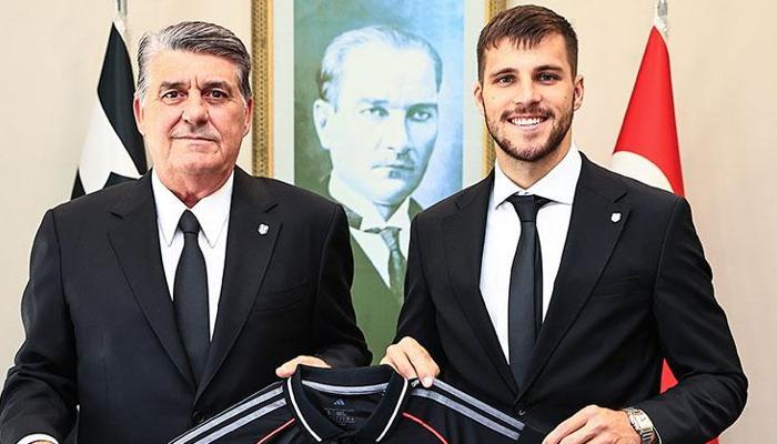 Beşiktaş'ta başkan Serdal Adalı, David Jurasek ile buluştu