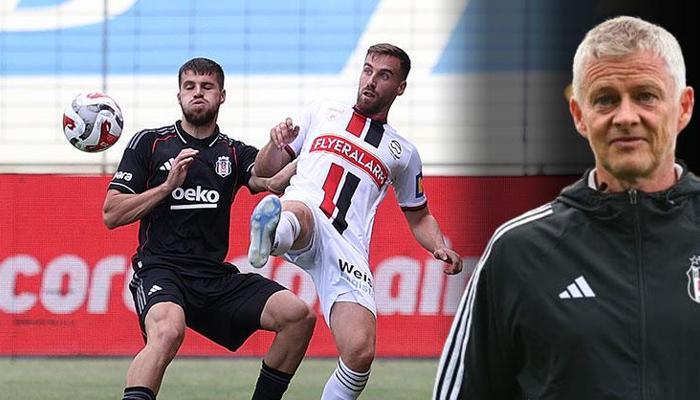 Beşiktaş hazırlık maçında üstünlüğünü koruyamadı