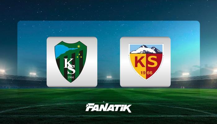 Kocaelispor - Kayserispor (Süper Lig 4. hafta maçı)