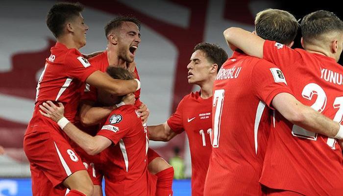 (ÖZET) Milli takımımız Gürcistan karşısında 3 golle kazandı