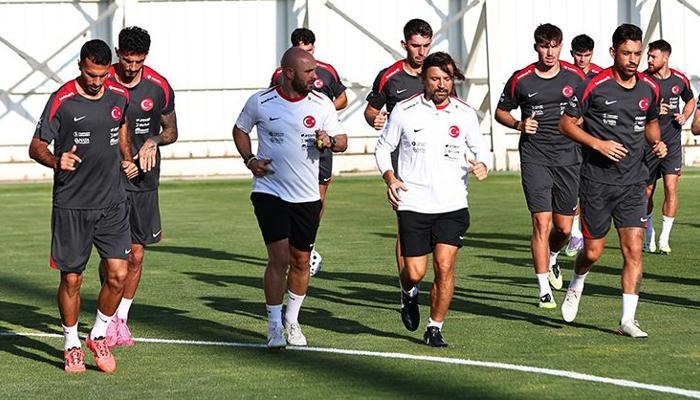 A Milli Futbol Takımı, İspanya maçı hazırlıklarına başladı