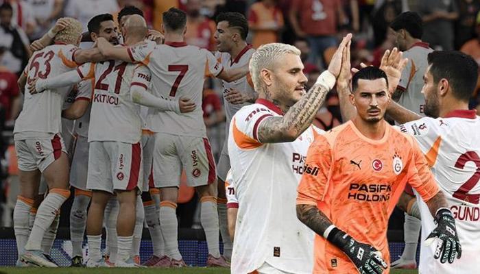 Galatasaray galibiyeti kutladı! Uğurcan Çakır'a özel karşılama...