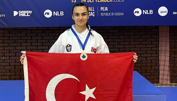 Rizeli Rümeysa, judoda balkan şampiyonu oldu