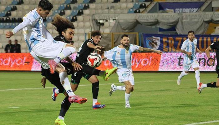 Caner Erkin asistlere başladı, Erzurum'da kazanan yok