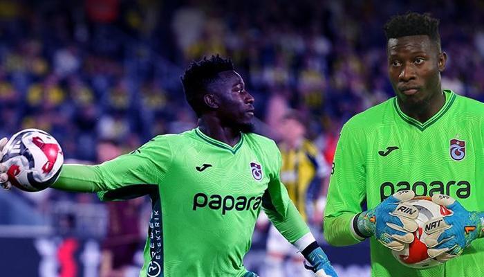 Trabzonspor'da Andre Onana'dan hakem cevabı