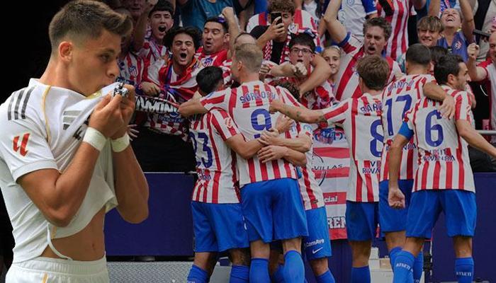 Atletico Madrid'den Real Madrid'e tarihi fark! Arda Güler'den 1 gol ve 1 asist
