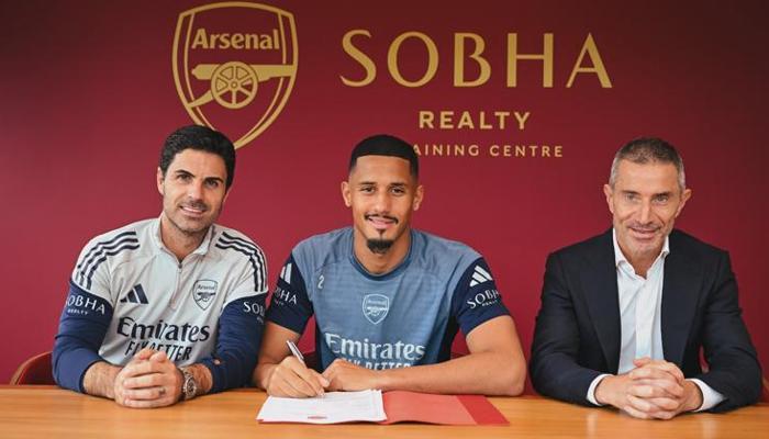 Arsenal, Saliba'nın sözleşmesini uzattı