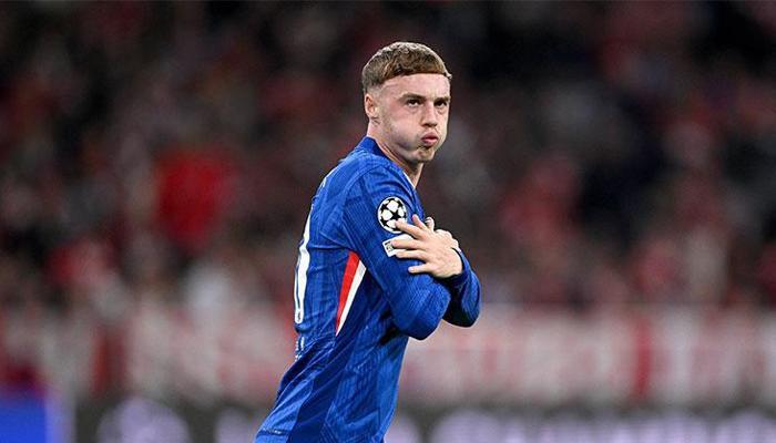 Palmer'dan gol sevinci için beklenmedik hareket