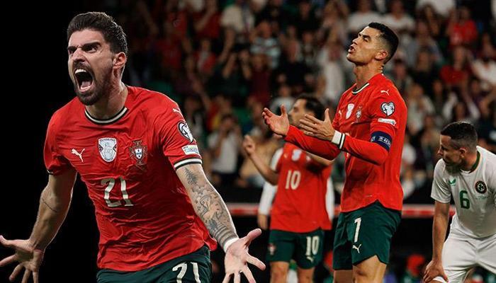 Ronaldo penaltıyı kaçırdı, Neves son sözü söyledi! Portekiz 90+1’de kazandı