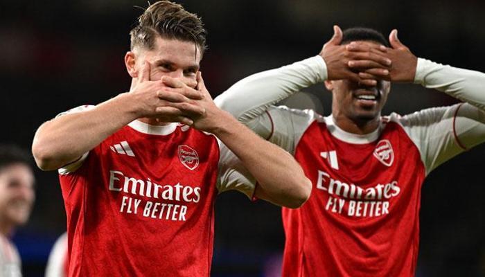 Arsenal 2. yarıda coştu, Atletico'yu topa tuttu!