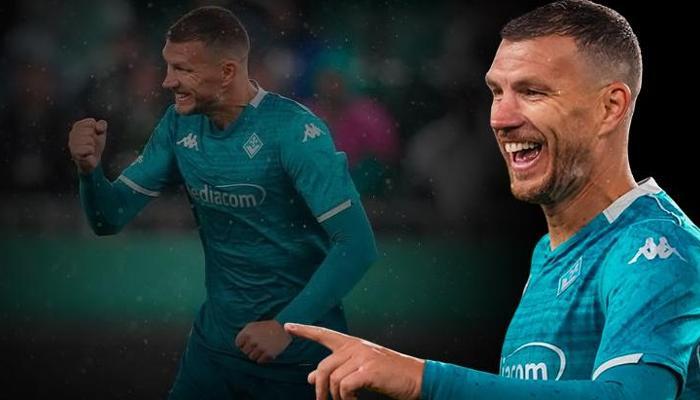 Edin Dzeko, Konferans Ligi'nde tarihe geçti!