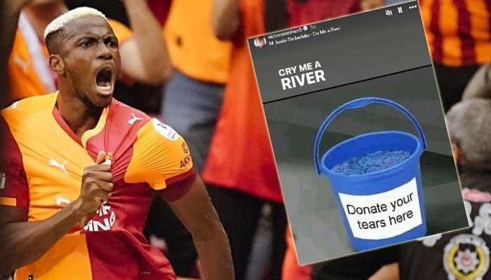 Osimhen hırsını alamadı, paylaşımlarına devam etti