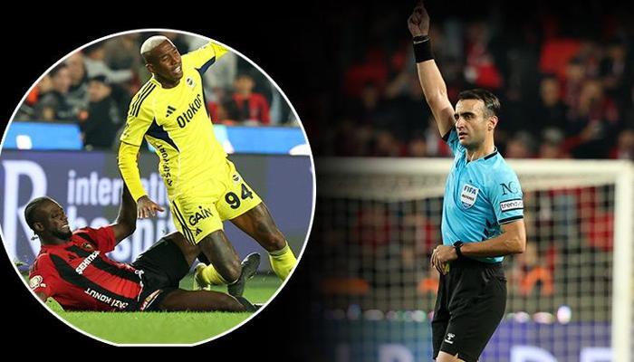 Gaziantep FK - Fenerbahçe maçında kırmızı kart kararı! Direkt oyundan atıldı