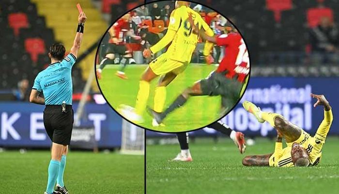 Abena'nın Talisca'ya faulü... Trio: Böyle bir acımasızlık olur mu?